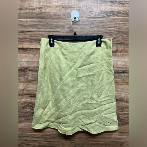 Ann Taylor linen blend skirt 10 - Picture 3 of 4